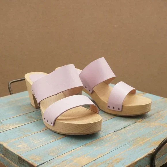 Brand new Free People Pink Leather Platform Sandals - Picture 2 of 11